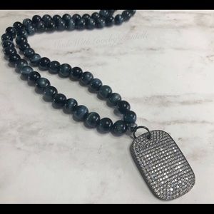 Natural stones beaded necklace